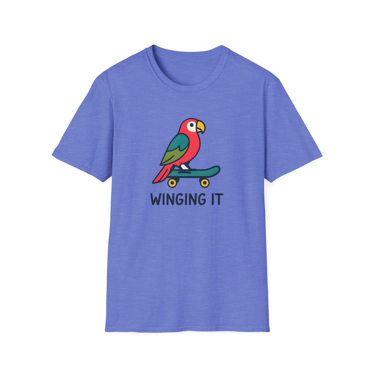 Parrot on skateboard T-Shirt