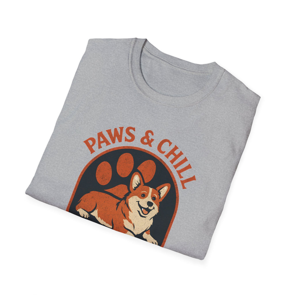 Corgi Paw Print T-Shirt