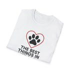 Red Heart Outline T-Shirt
