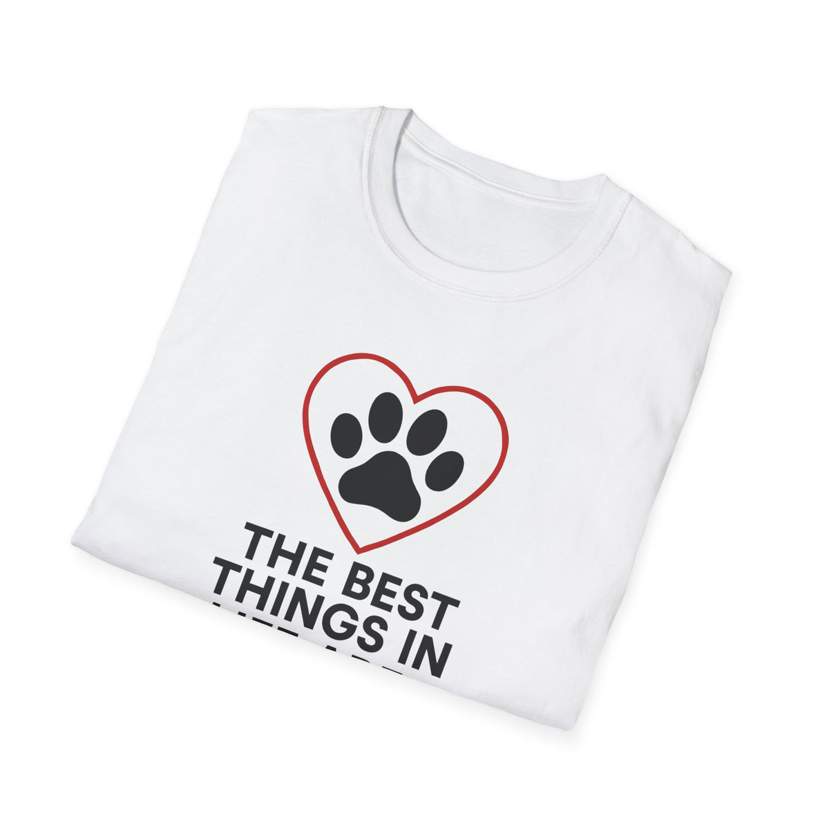 Red Heart Outline T-Shirt