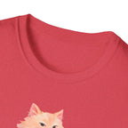 Cat with Coffee Cup T-Shirt