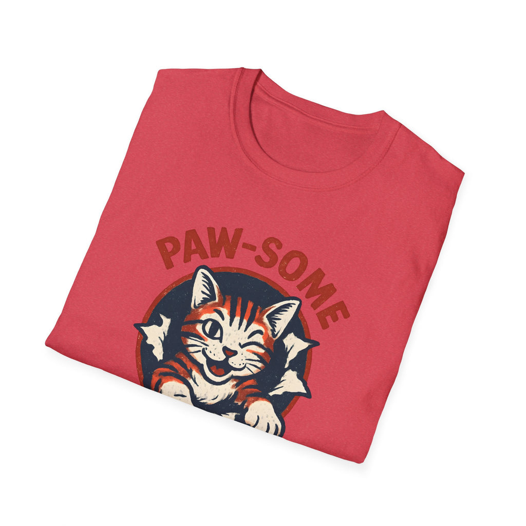 Pawsome Cat Logo T-Shirt