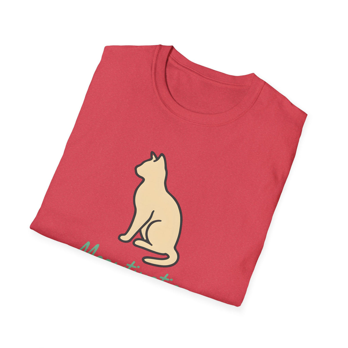 Meowtivation Cat Illustration T-Shirt