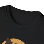 Wolf Silhouette at Sunset T-Shirt