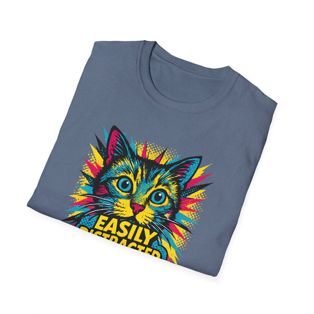 Easily Distracted by Cats T-Shirt