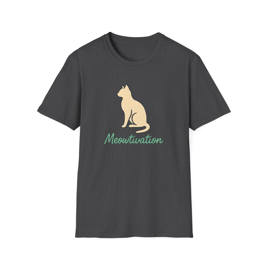 Meowtivation Cat Illustration T-Shirt