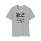 My Pet, My Love Cat & Dog T-Shirt