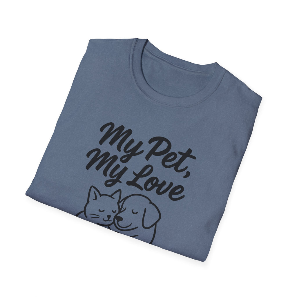 My Pet, My Love Cat & Dog T-Shirt