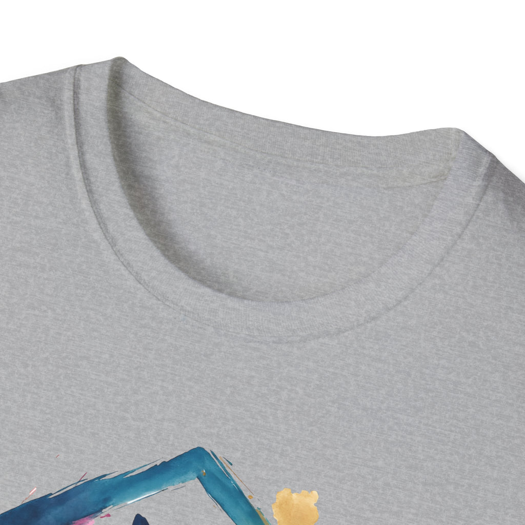 Watercolor Cat Inside House T-Shirt