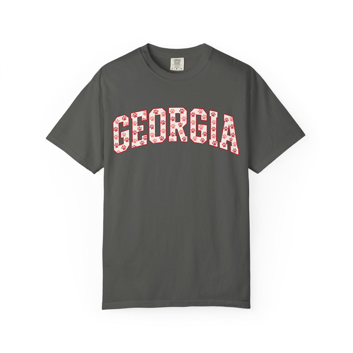 Georgia Paw Print Shirt, Comfort Colors® Game Day Tee