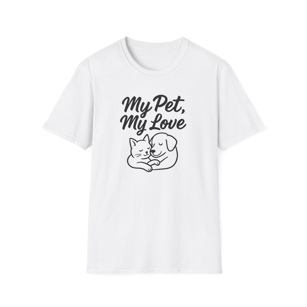 My Pet, My Love Cat & Dog T-Shirt