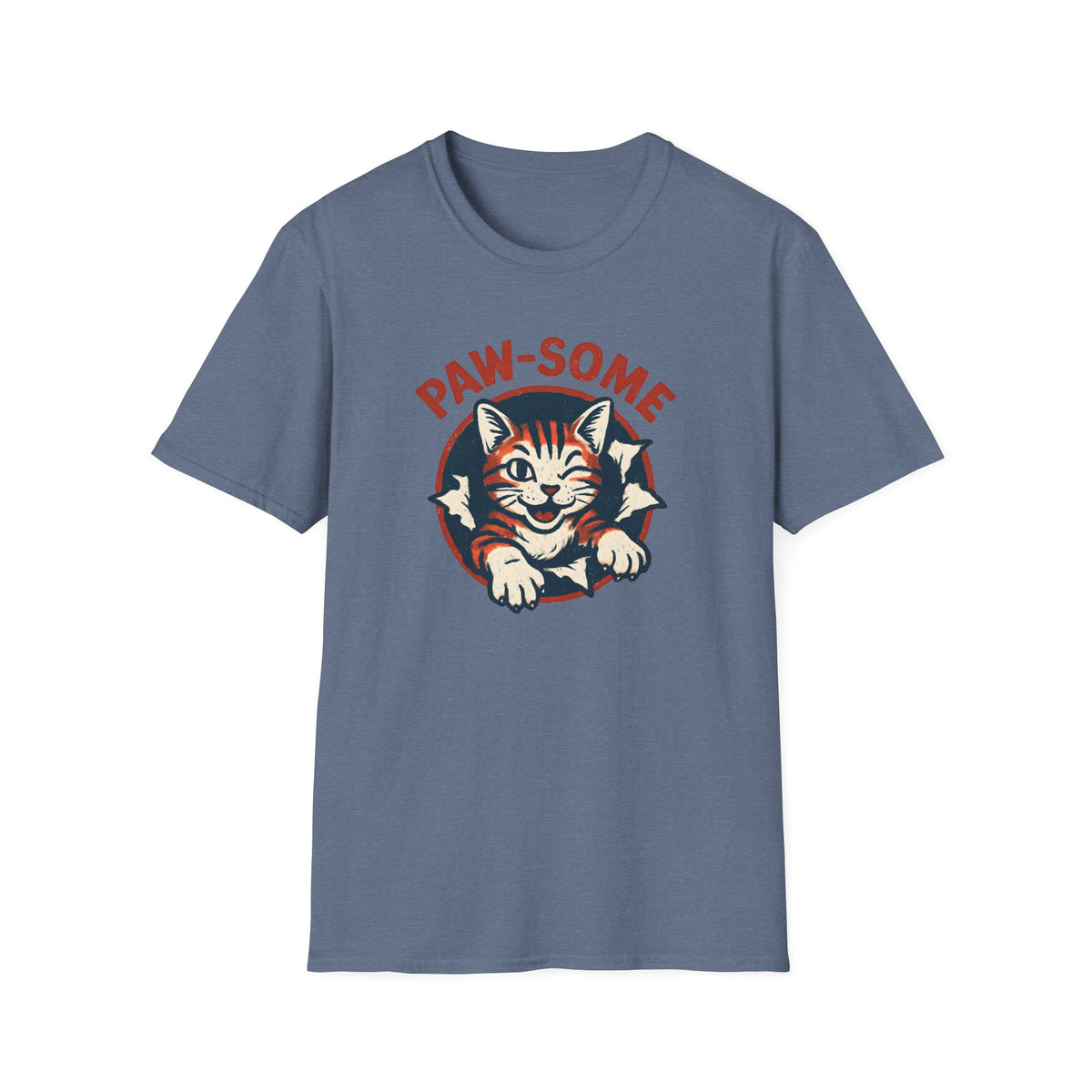 Pawsome Cat Logo T-Shirt