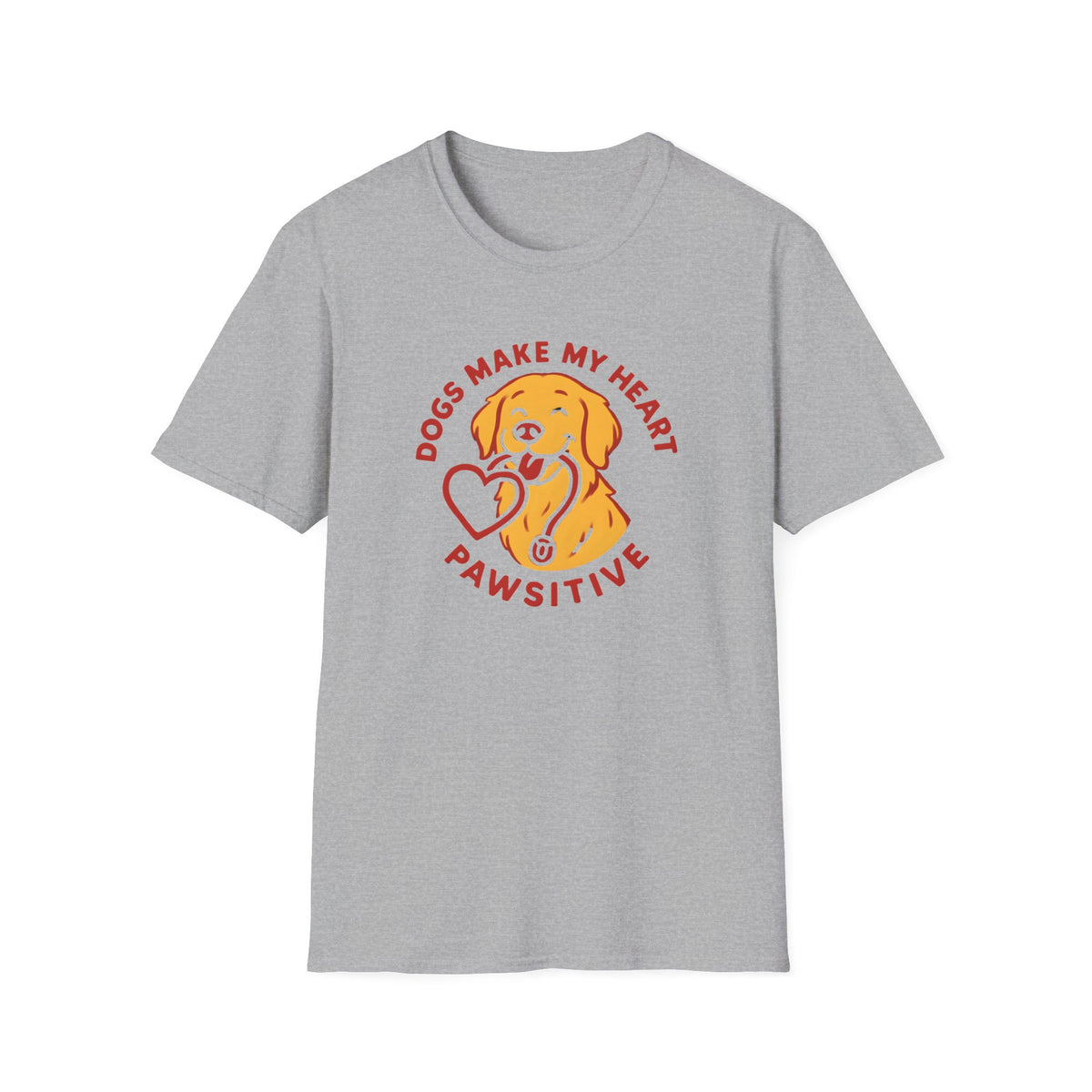 Dogs Make Heart Pawsitive T-Shirt