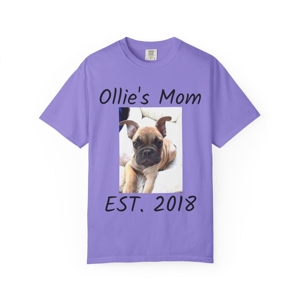 Personalized Dog Photo Shirt, Comfort Colors®, Custom Name and Year