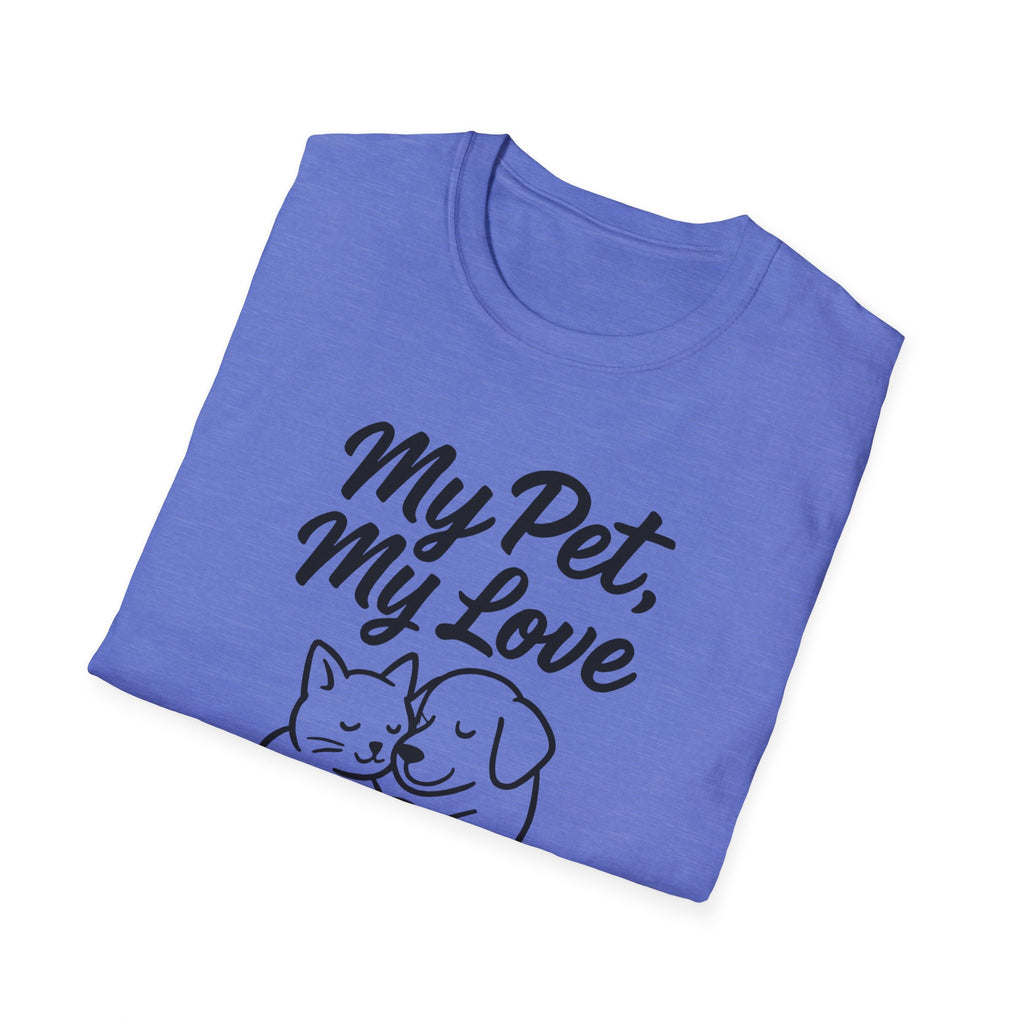 My Pet, My Love Cat & Dog T-Shirt