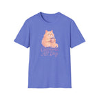 Cat with Coffee Cup T-Shirt