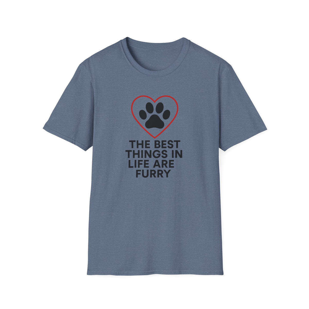 Red Heart Outline T-Shirt