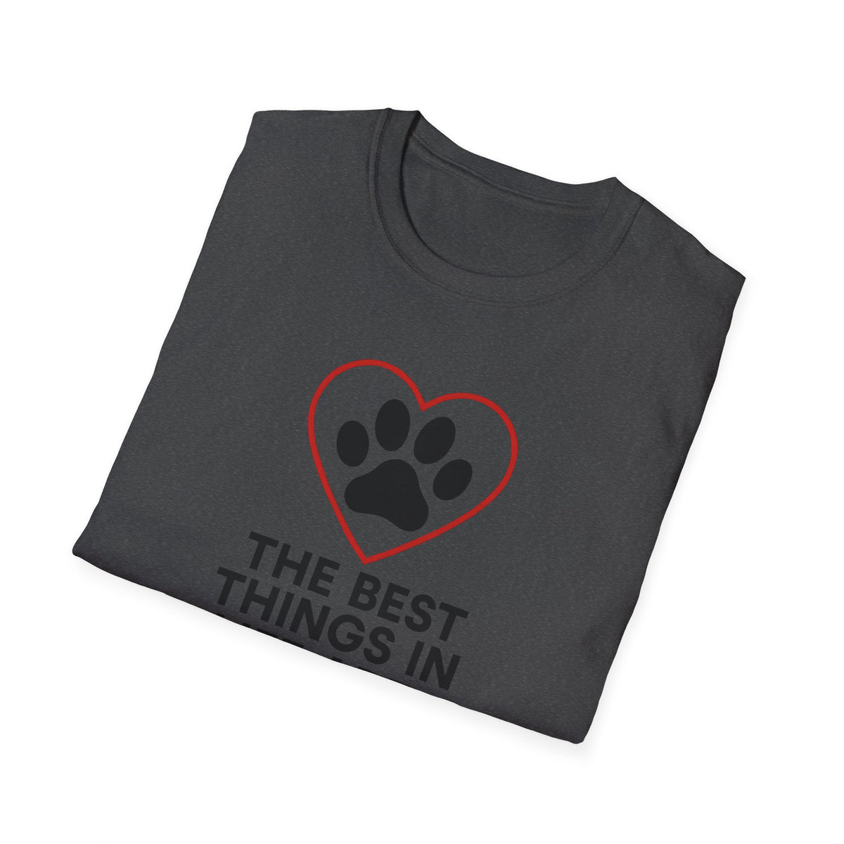 Red Heart Outline T-Shirt