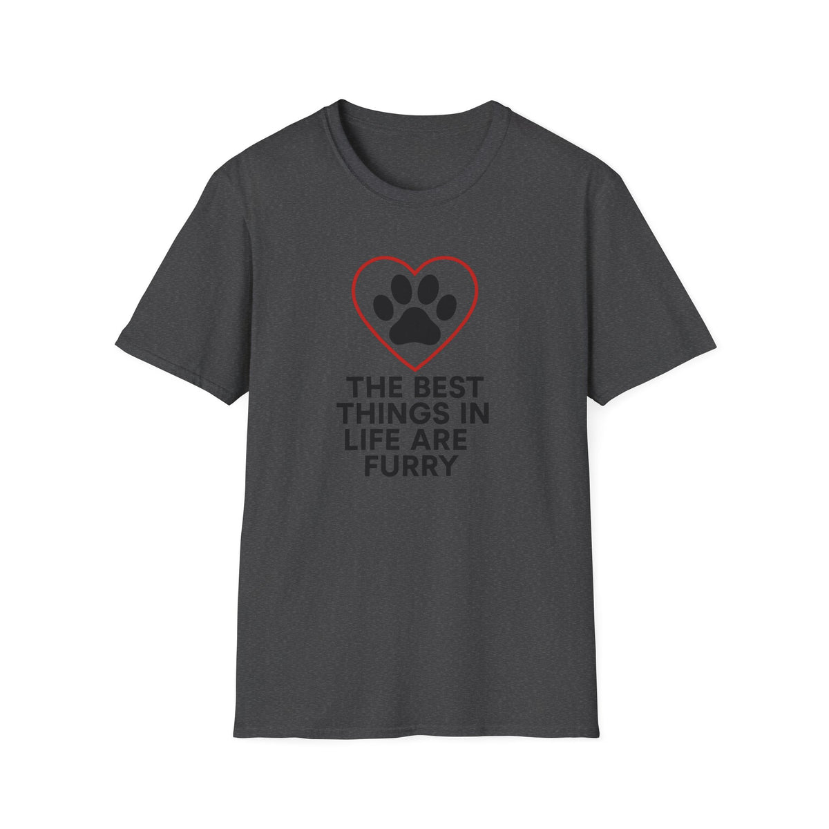 Red Heart Outline T-Shirt