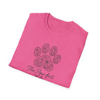 Floral Paw Print T-Shirt