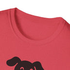 Pink curved shape T-Shirt