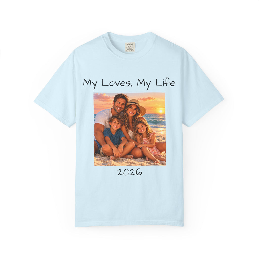 Personalized Photo Shirt, Comfort Colors®, Custom Image and Text