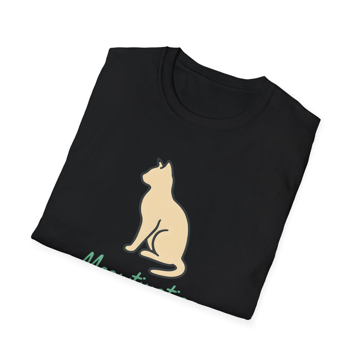 Meowtivation Cat Illustration T-Shirt
