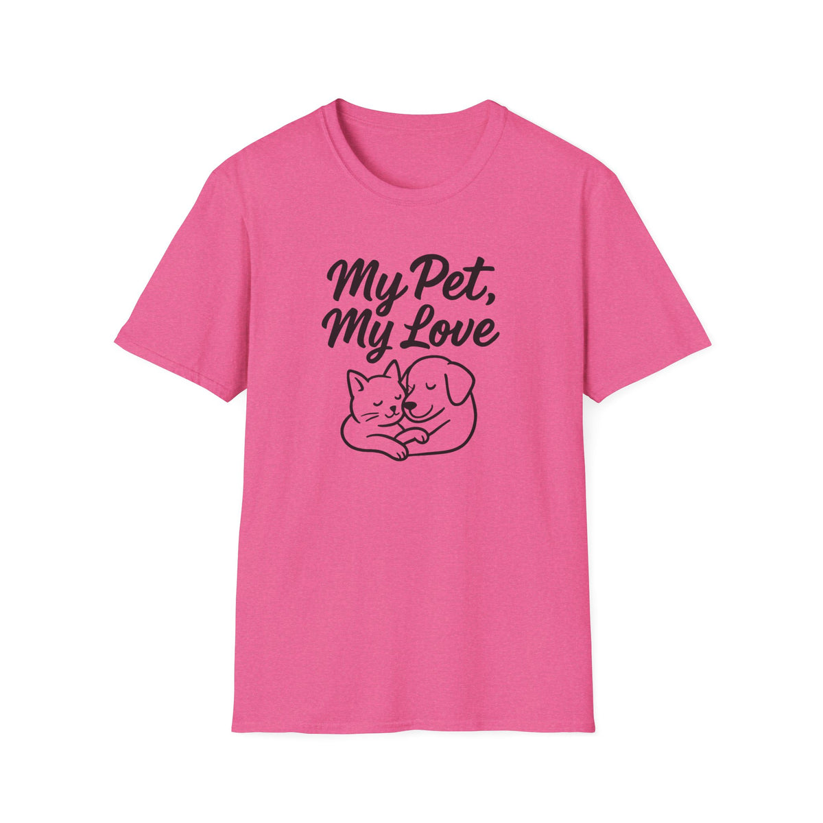 My Pet, My Love Cat & Dog T-Shirt