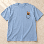 Personalized Fawn Frenchie Pocket Tee | Comfort Colors®