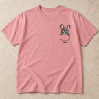 Personalized Blue Frenchie Shirt, Comfort Colors®, Custom Dog Name Tee