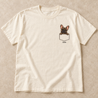Personalized Brindle Frenchie Shirt, Comfort Colors®, Custom Dog Name Tee