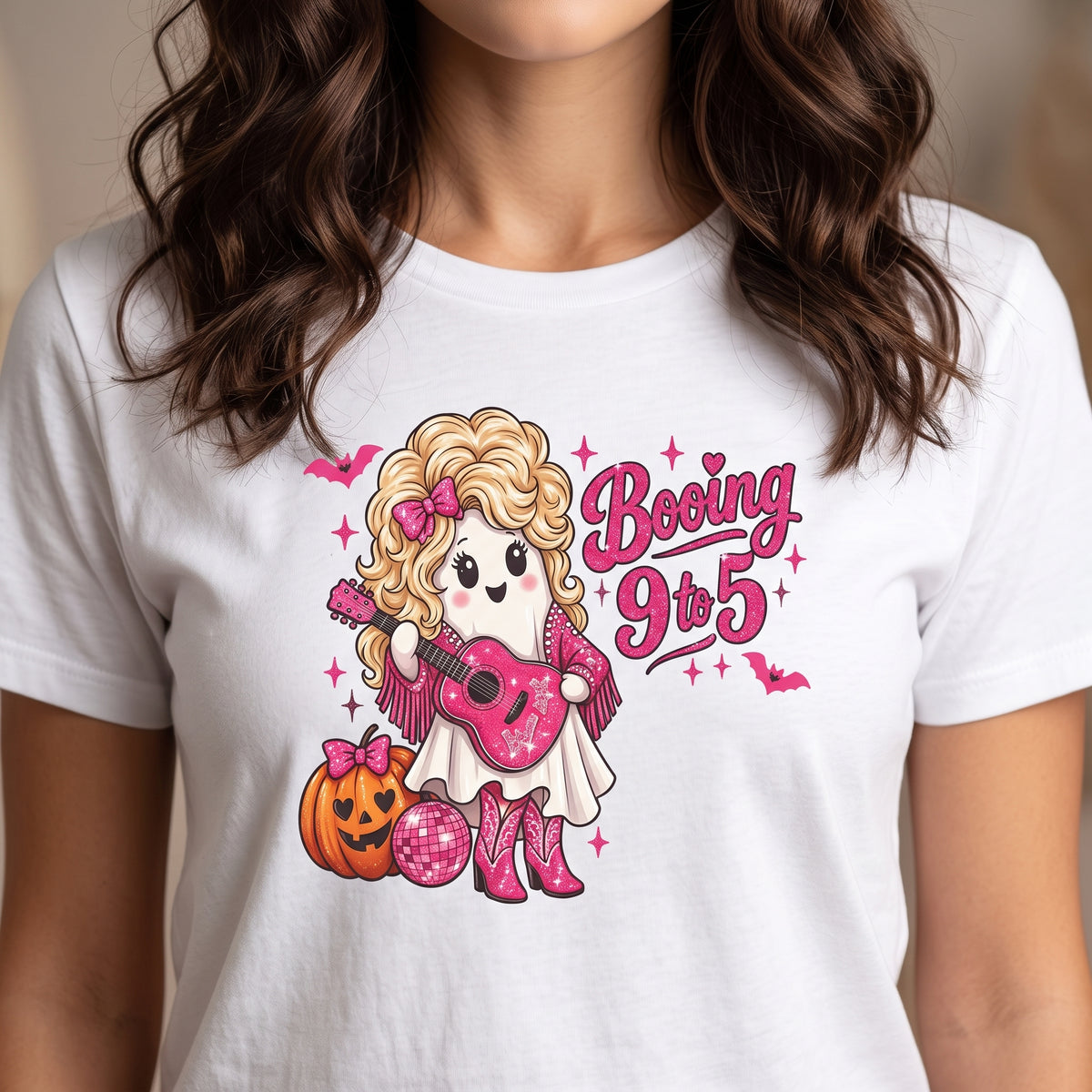Dolly Parton Halloween Unisex Garment-Dyed T-shirt