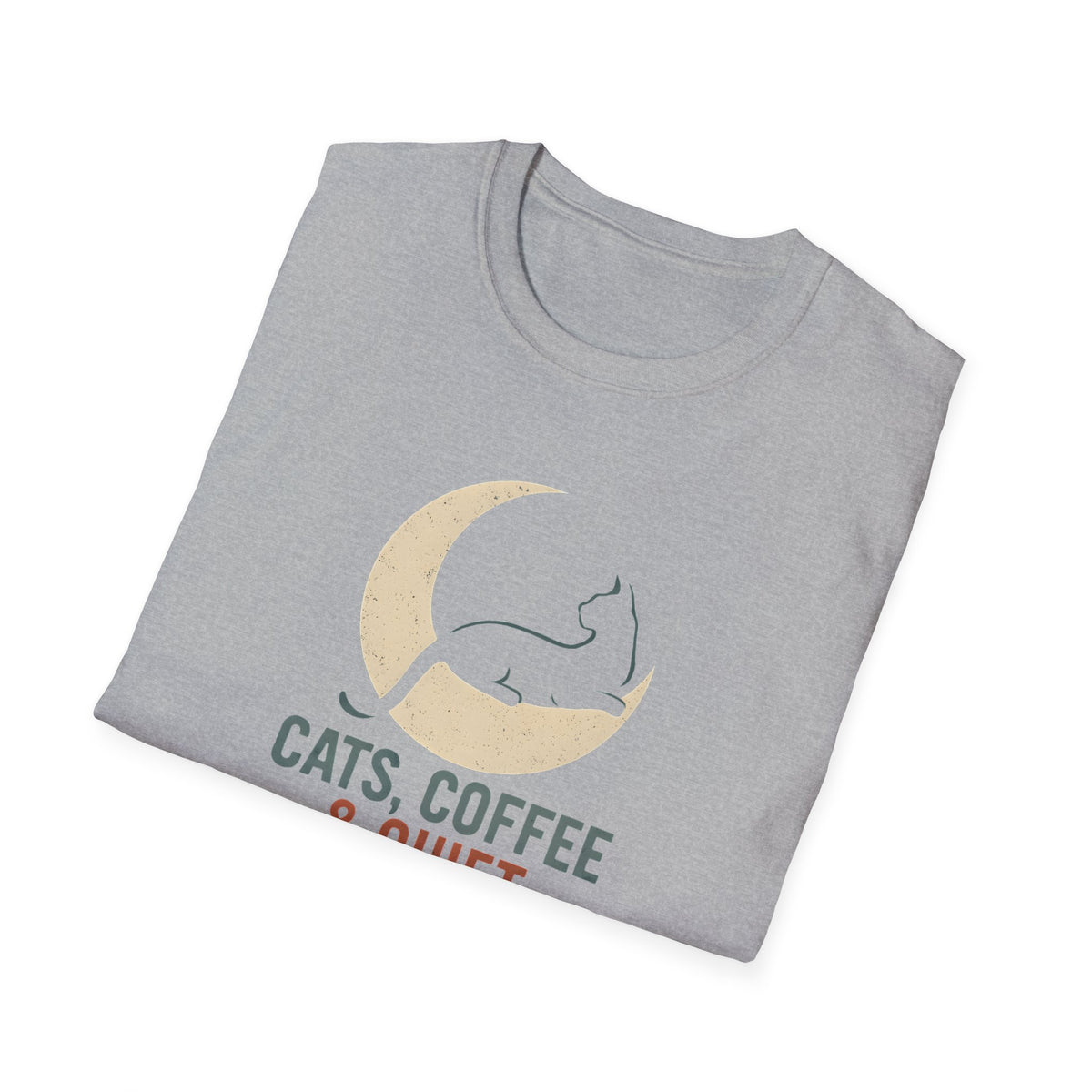 Cats Coffee Quiet Moments T-Shirt