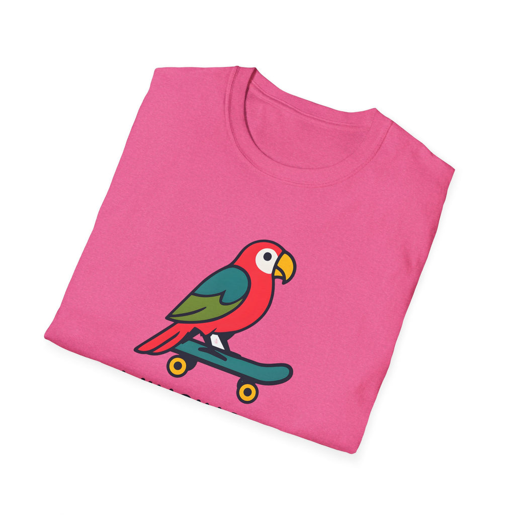 Parrot on skateboard T-Shirt