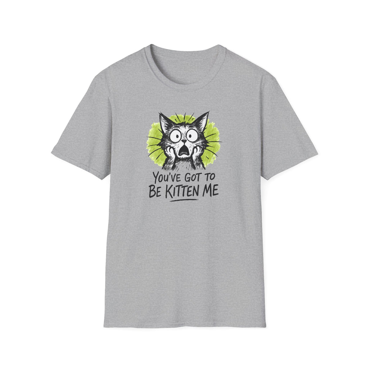 Shocked Kitten Expression T-Shirt