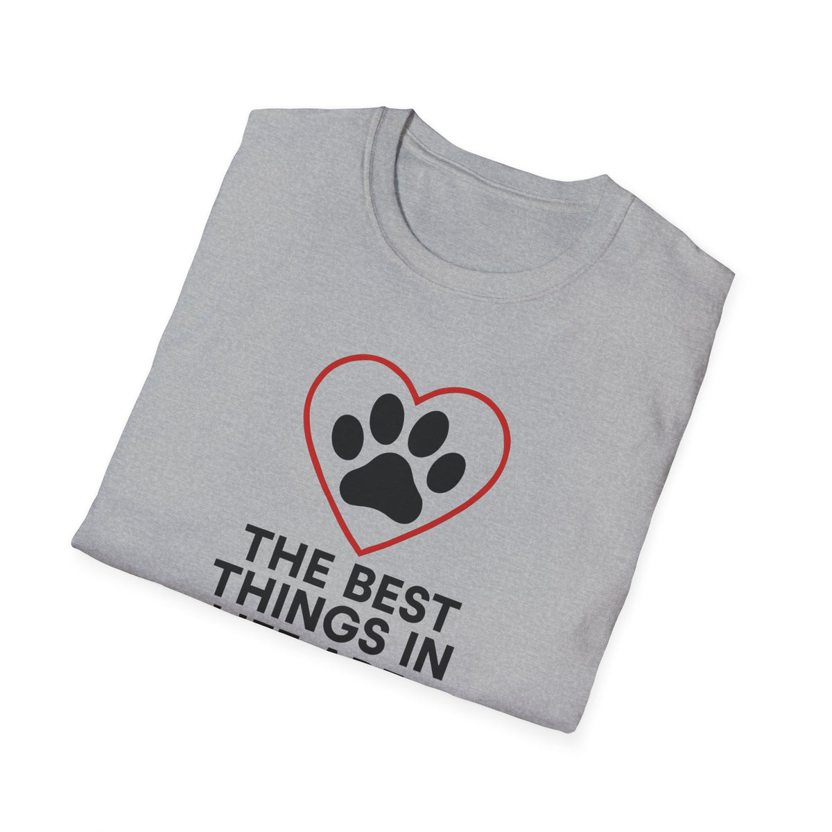 Red Heart Outline T-Shirt