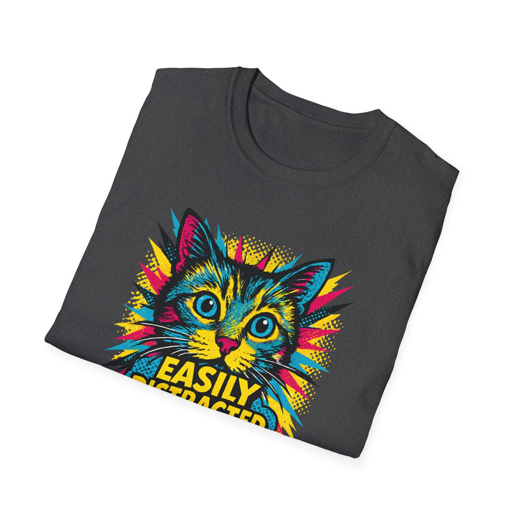 Easily Distracted by Cats T-Shirt