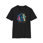 Watercolor Cat Inside House T-Shirt