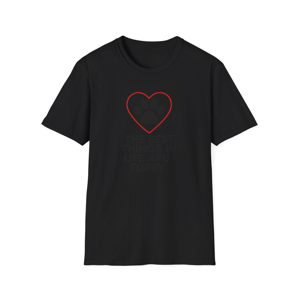Red Heart Outline T-Shirt