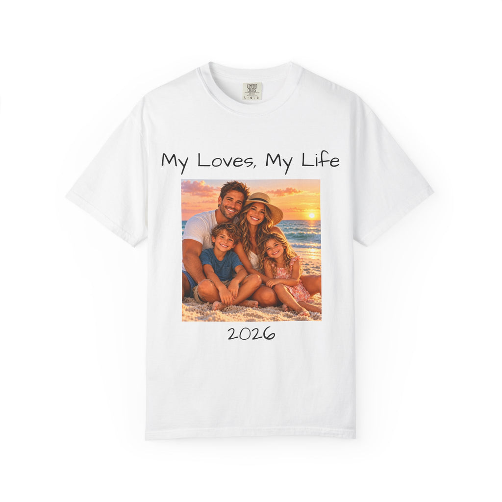 Personalized Photo Shirt, Comfort Colors®, Custom Image and Text