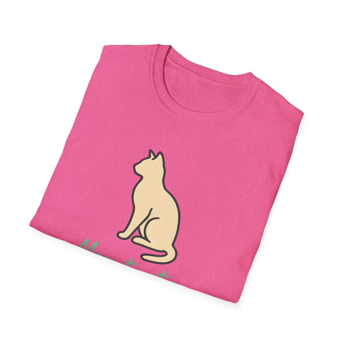 Meowtivation Cat Illustration T-Shirt