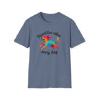 Colorful Running Dog T-Shirt