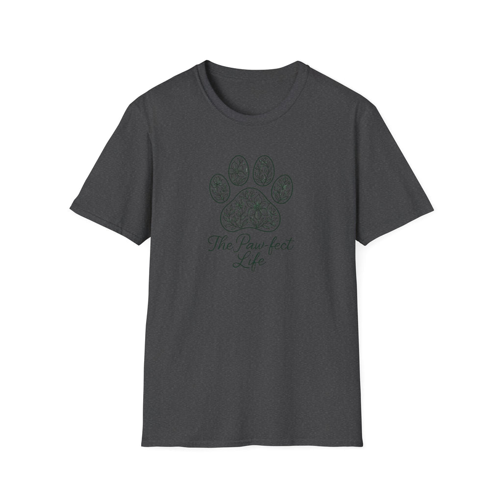 Floral Paw Print T-Shirt