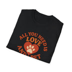Love and a Pet T-Shirt