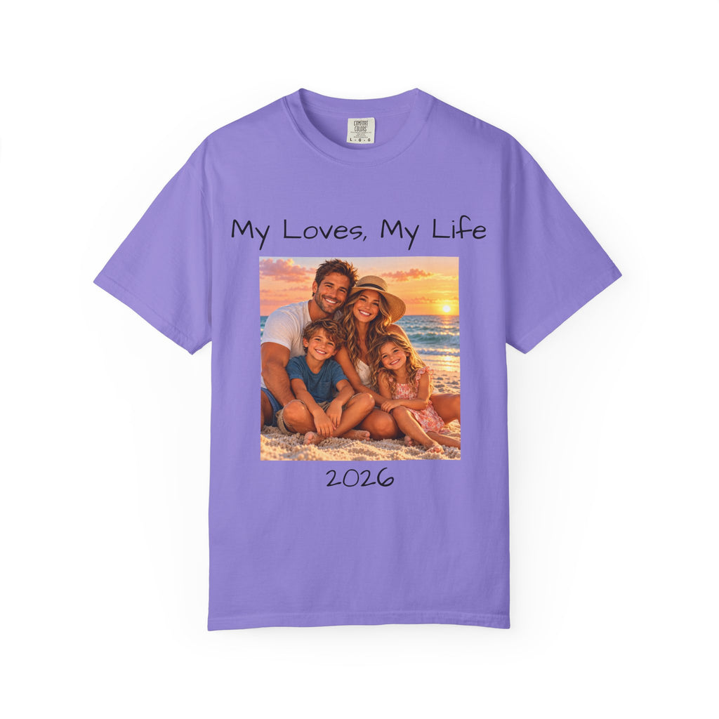 Personalized Photo Shirt, Comfort Colors®, Custom Image and Text