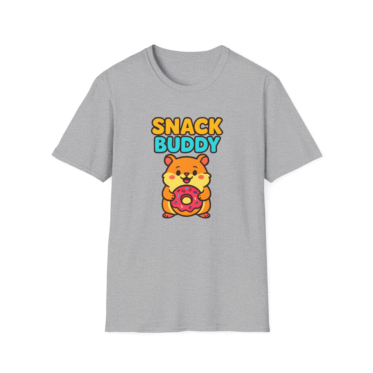 Snack Buddy Donut Hamster T-Shirt