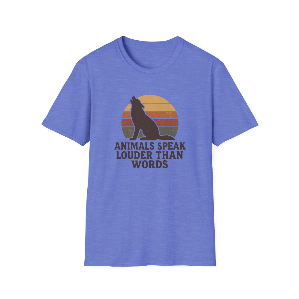 Wolf Silhouette at Sunset T-Shirt