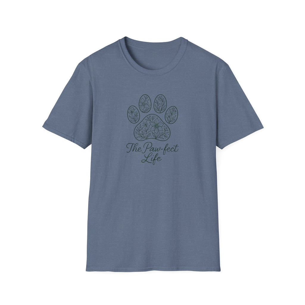 Floral Paw Print T-Shirt