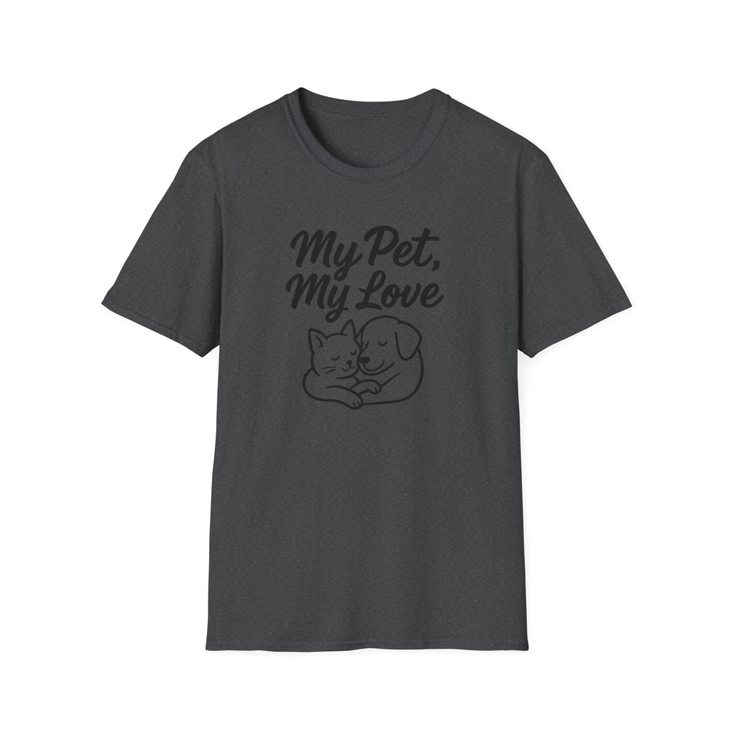 My Pet, My Love Cat & Dog T-Shirt