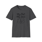 My Pet, My Love Cat & Dog T-Shirt